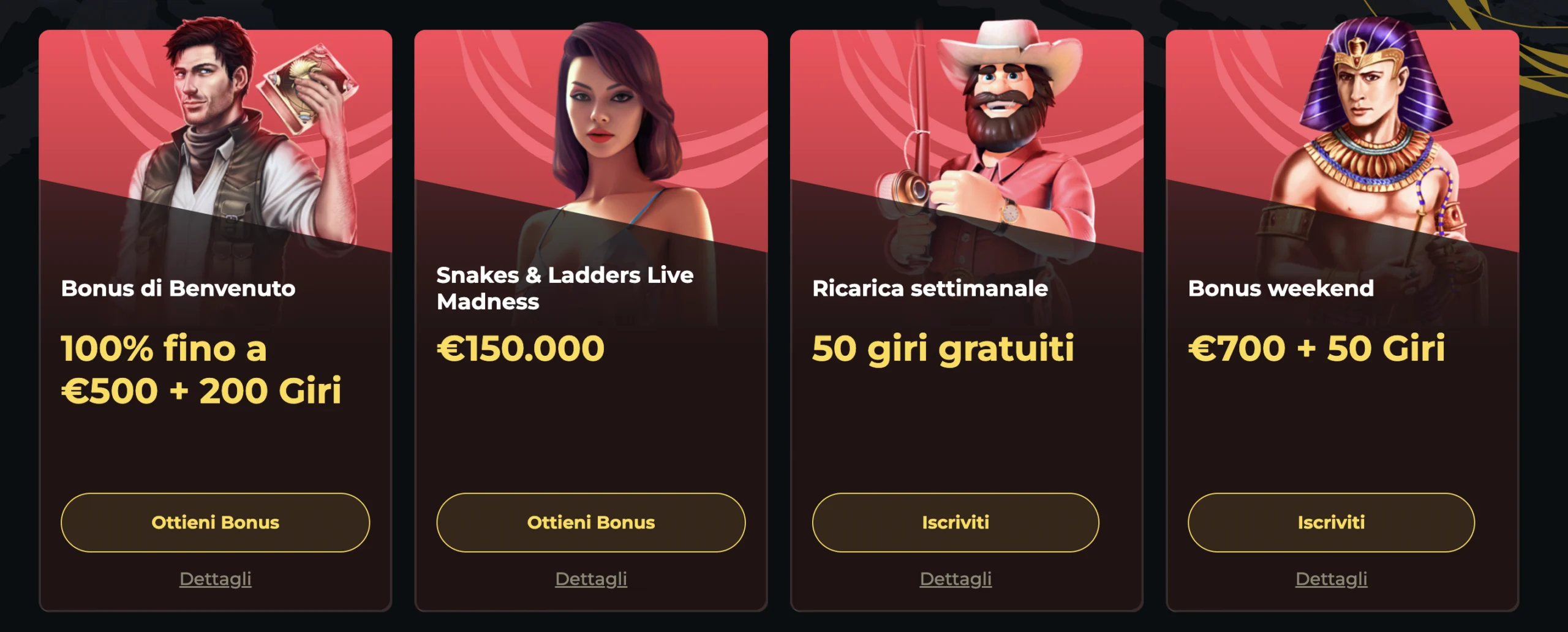 Bonus Casino Boomerang Italia